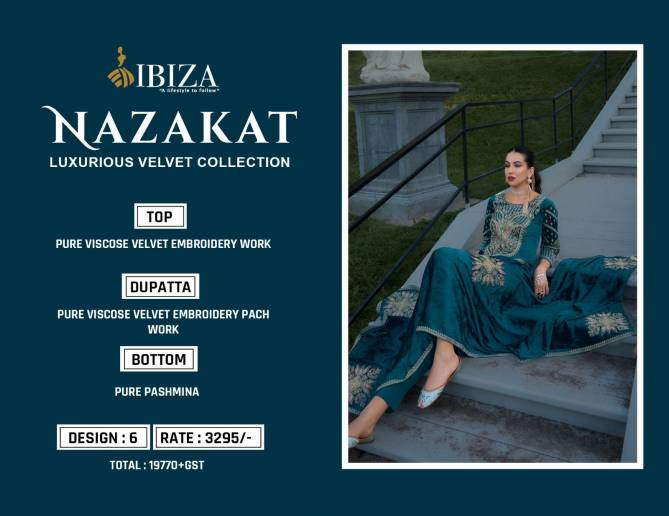 Nazakat 10994 Series By Ibiza Designer Velvet Salwar Kameez Wholesalers In Delhi
